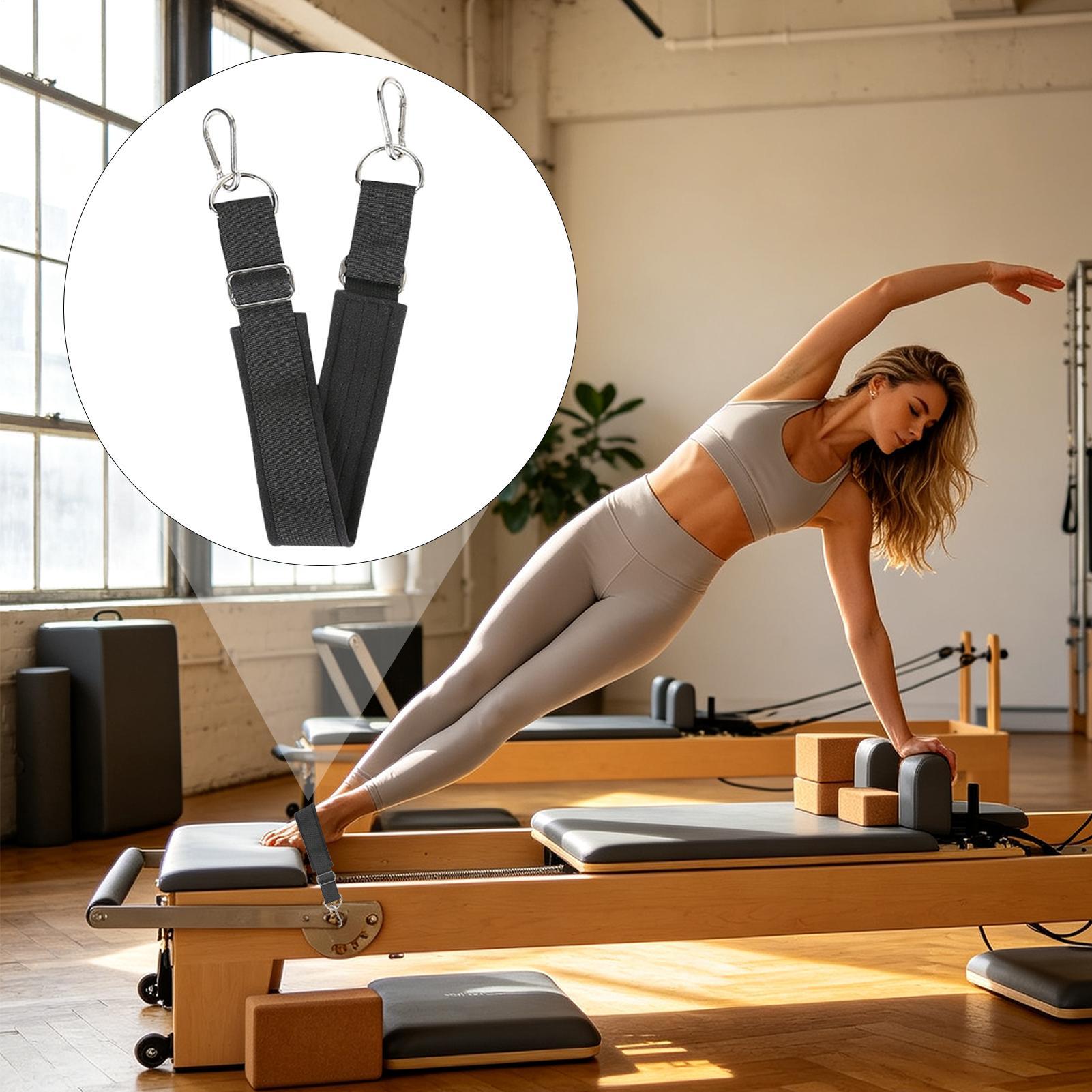 حزام قدم للبيلاتس مُسمك وقابل  - مراجعة Pilates & Yoga Reversible Mockneck Sweatshirt وسعره