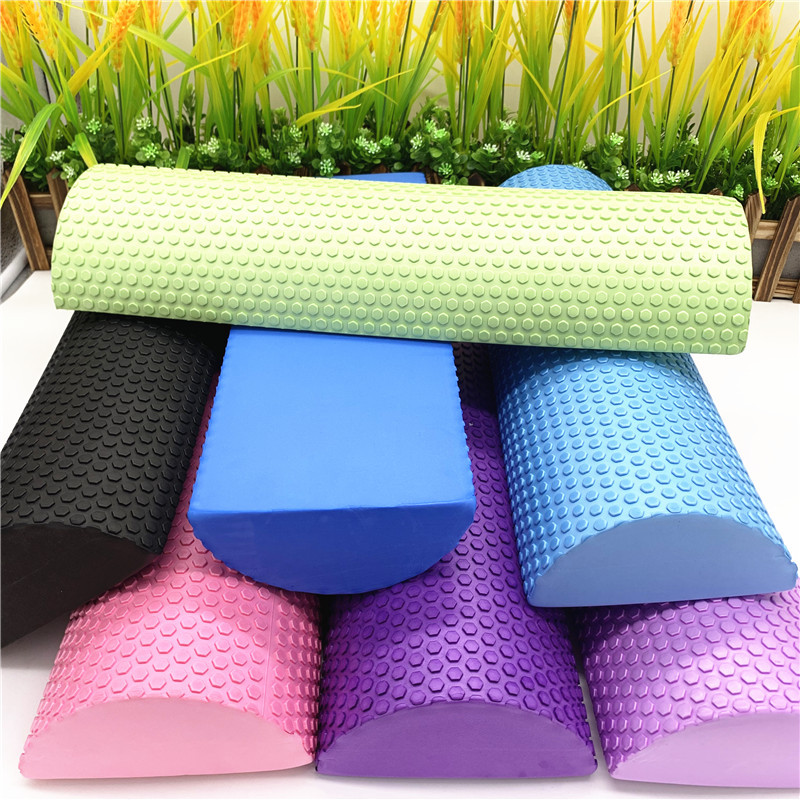 30/45 سنتيمتر نصف دائري إيفا ت - مراجعة Pilates Yoga Roller وسعره
